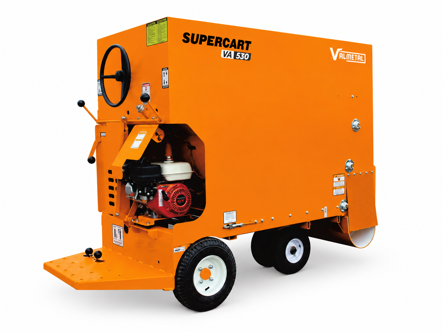 Valmetal Supercart VA 530 feed cart — edited supplied photograph
