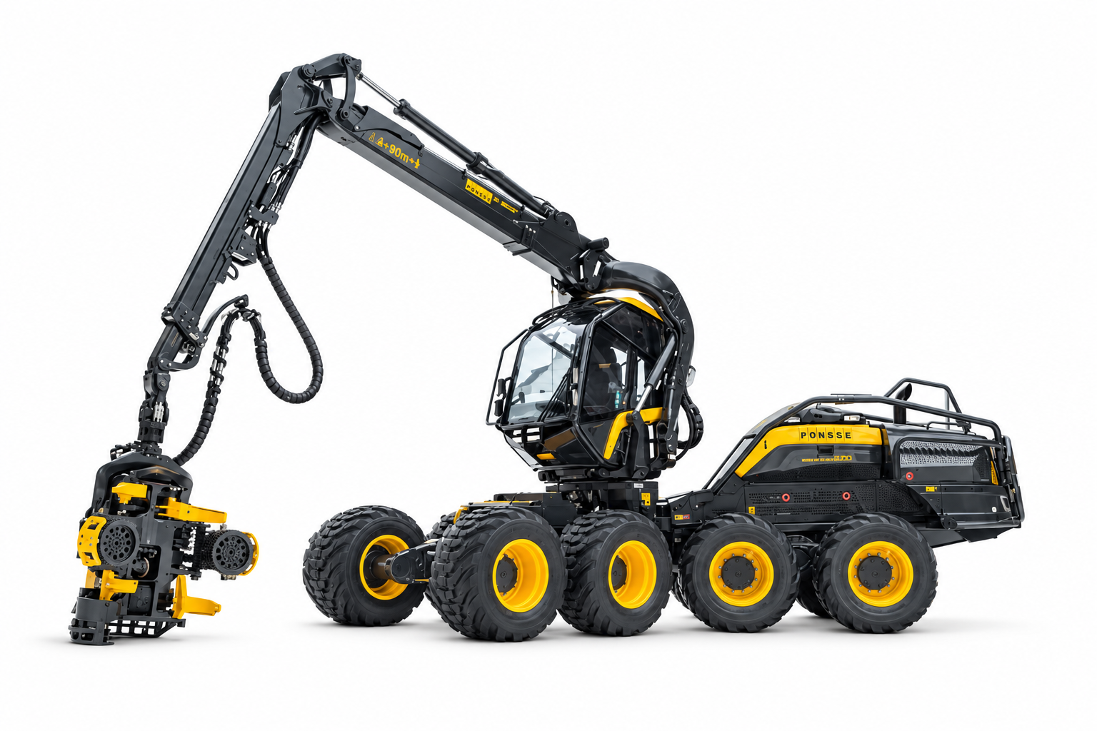 Ponsse forest harvester — edited supplied photograph