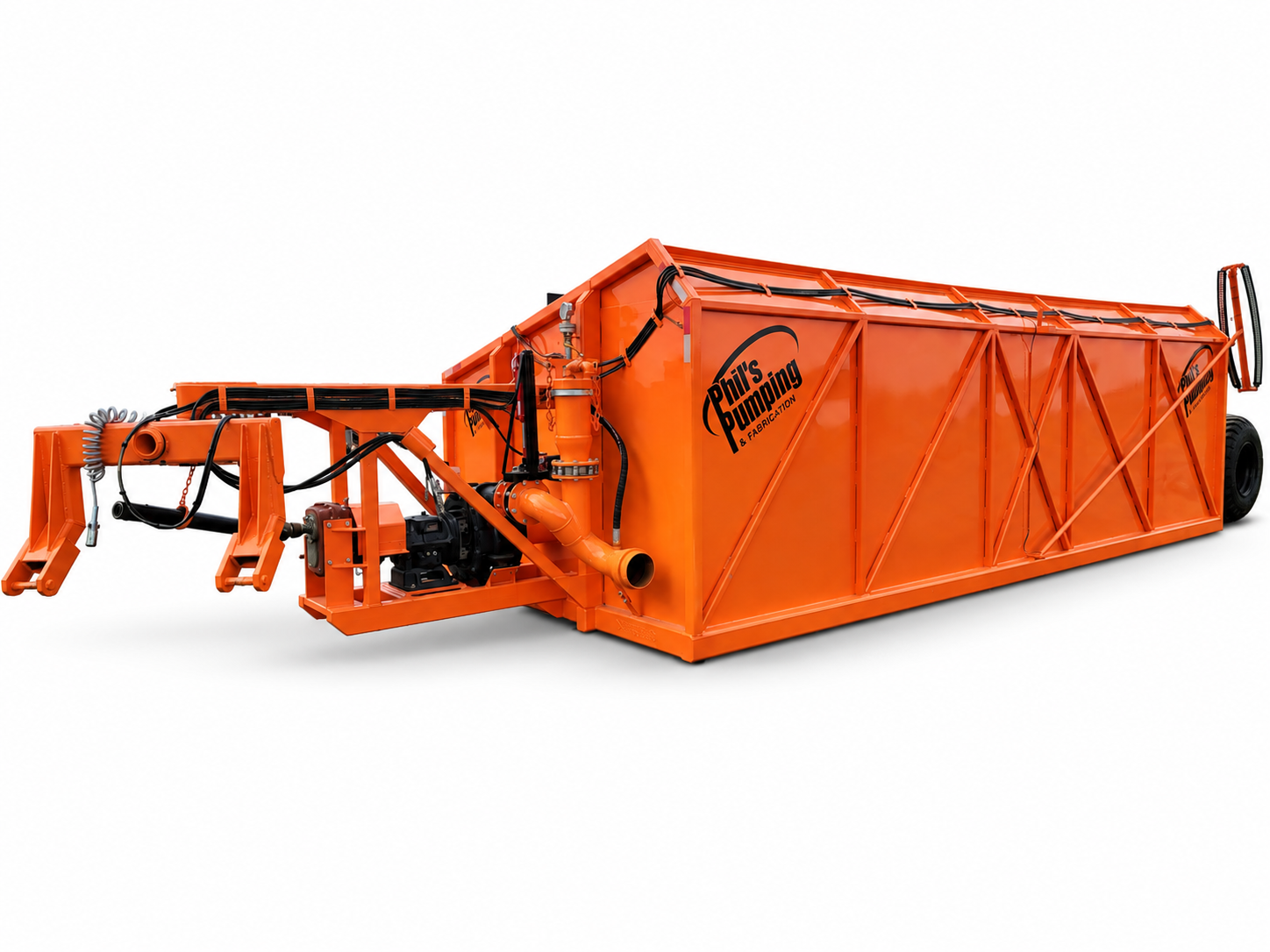 Phil's Pumping & Fabrication mobile frac tank