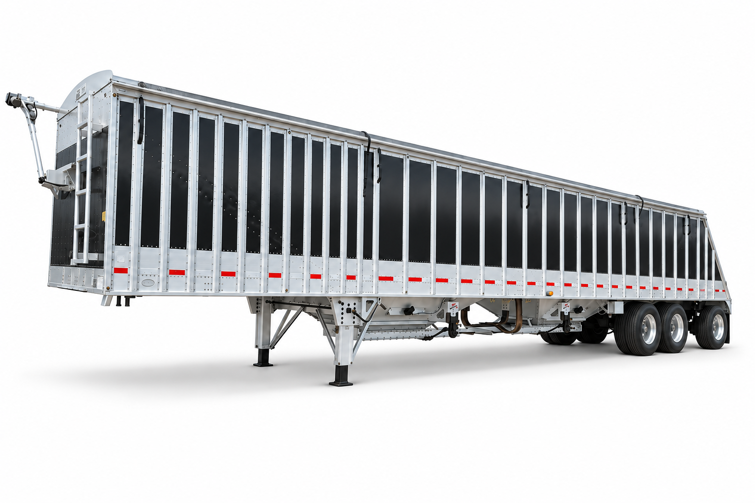 Grain hopper semitrailer — enhanced supplied photograph