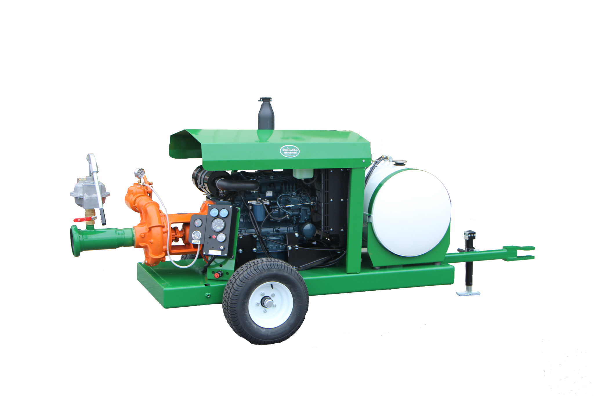 Rain-Flo trailer-mounted irrigation pump