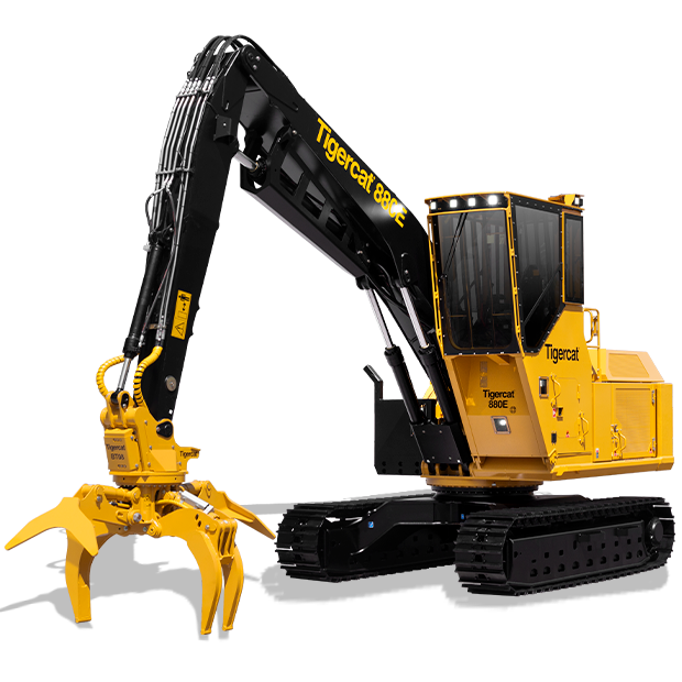 Tigercat tracked log loader — supplied photograph