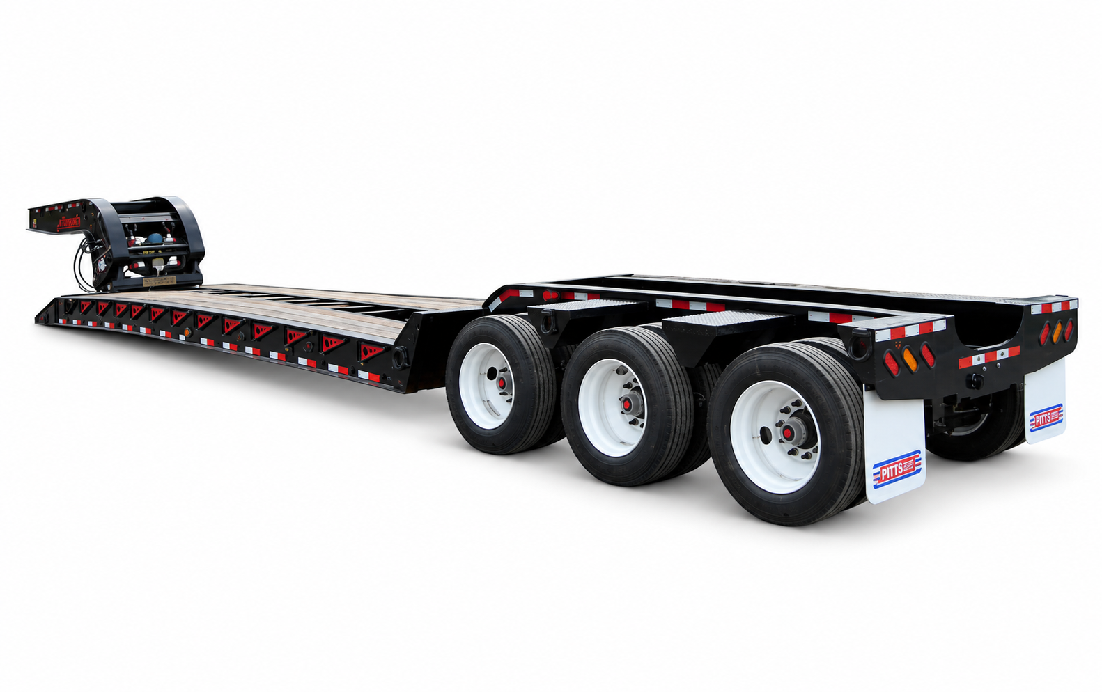 Pitts lowboy trailer — edited supplied photograph
