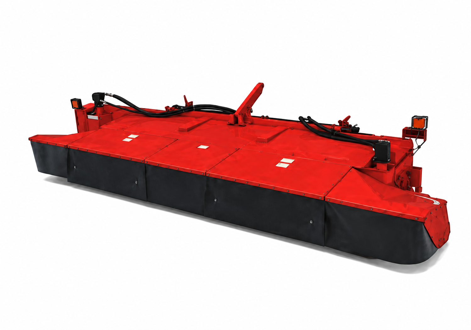Red rotary disc header — enhanced supplied image