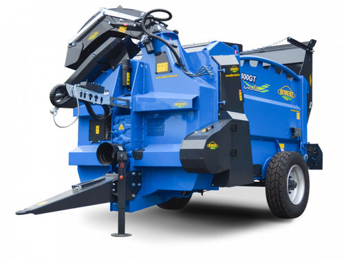 Blue trailed straw blower — supplied photograph