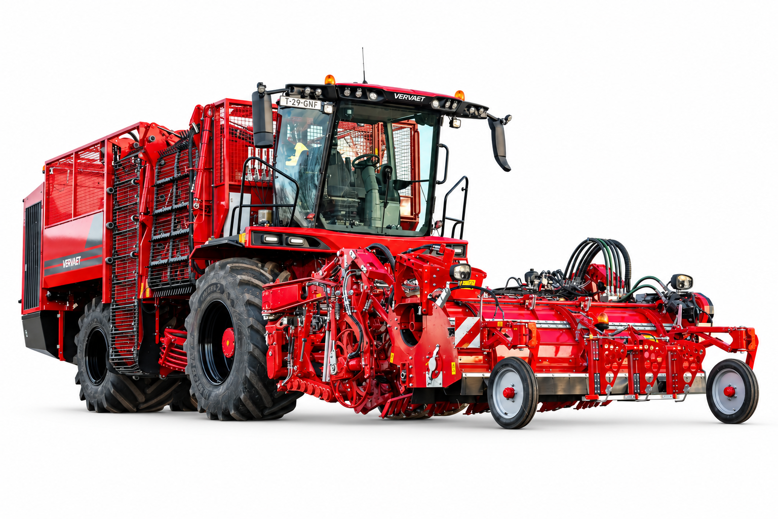 Vervaet sugar-beet harvester — edited supplied photograph