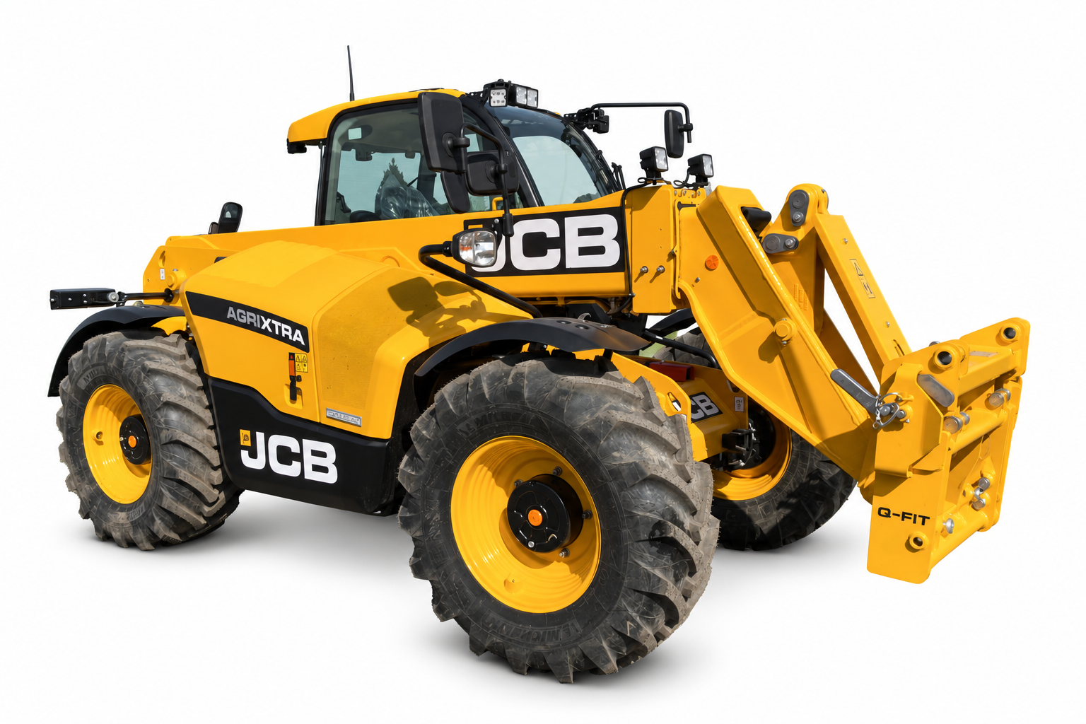 JCB AGRIXTRA telehandler — supplied photograph with forks removed